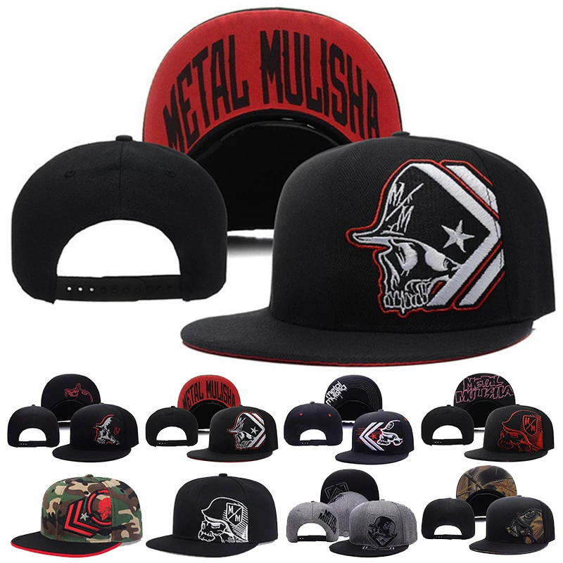 Snapback Hat Flat - Boné de Beisebol Unissex com Bordado
