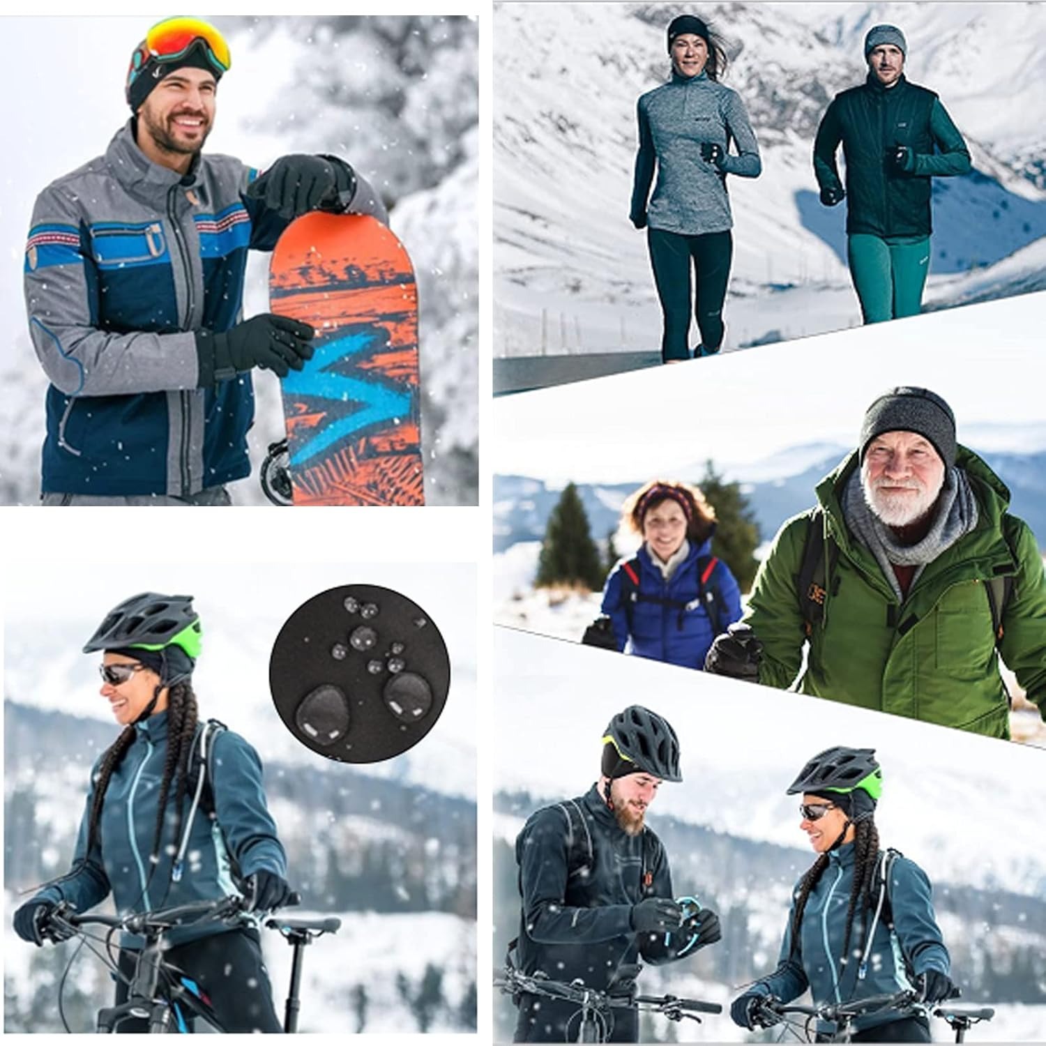 Skull Cap Helmet Liner - Gorro Térmico Unissex Corta-Vento de Lã