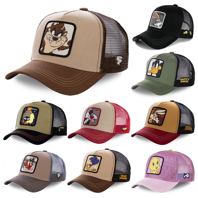 Trucker Cap Mesh - Boné de Caminhoneiro de Desenho Animado