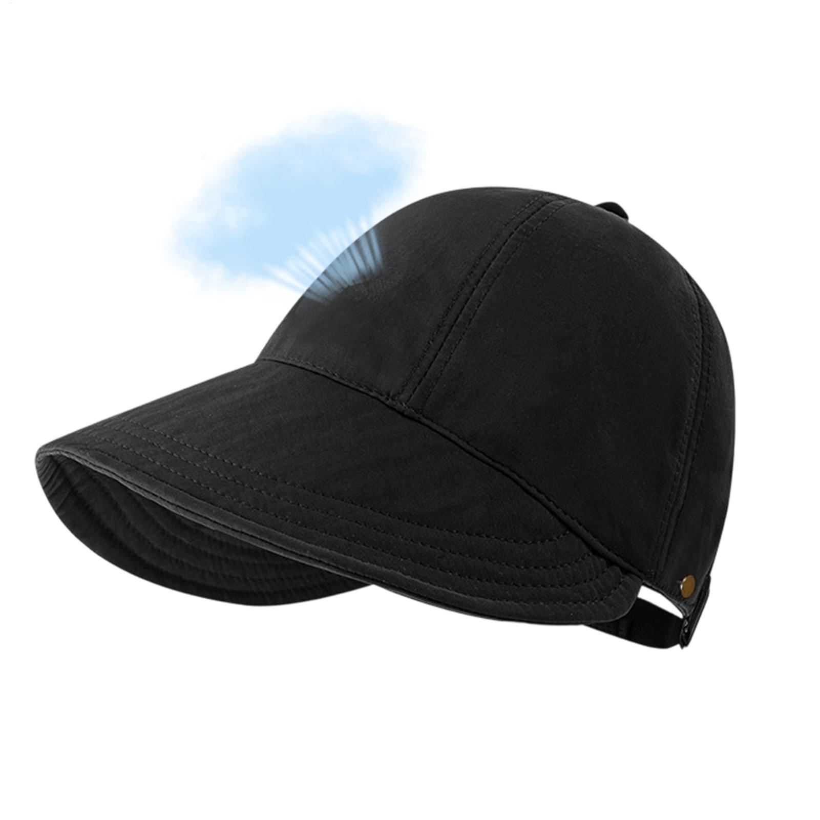 Sun Hat Wide Brim - Chapéu de sol feminino ajustável com