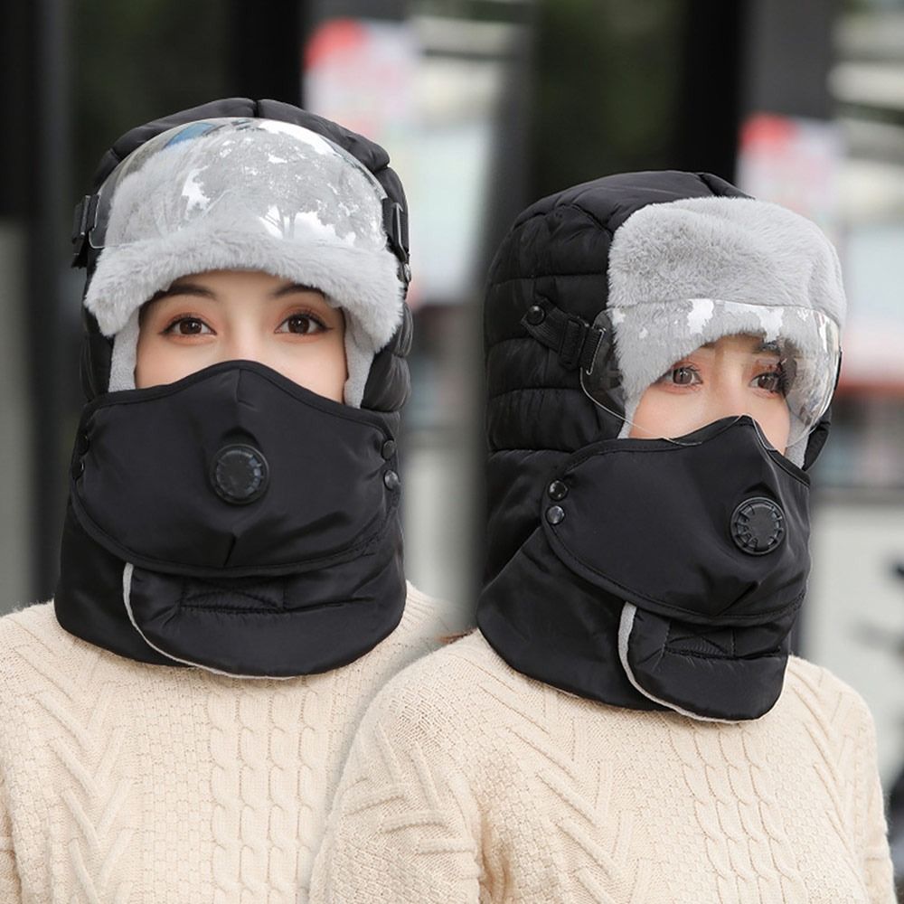 Winter Trapper Hat - Proteção contra frio com óculos antiembaçante