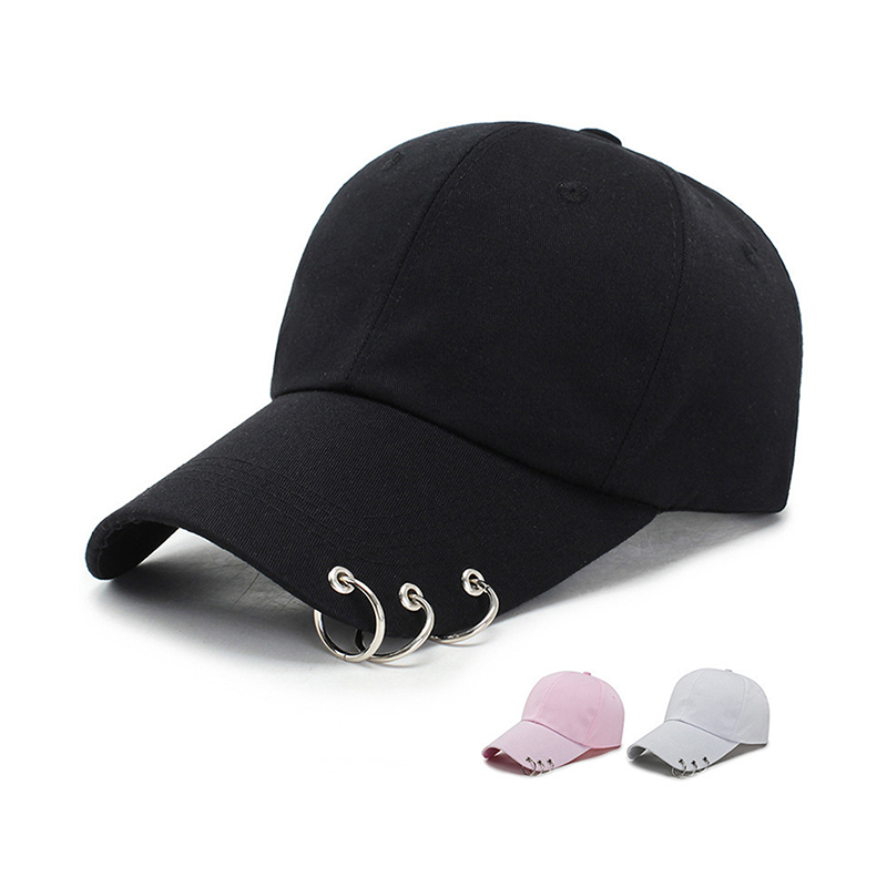 Dad Hat Cotton - Chapéus snapback unissex com círculo de