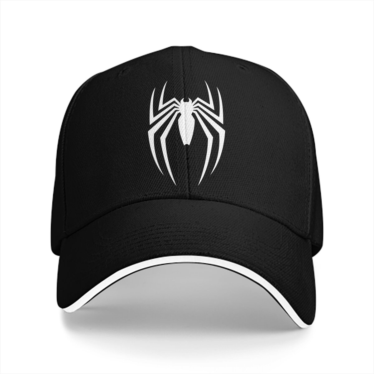 Golf Cap Dad - Boné de beisebol lavado masculino, aranha