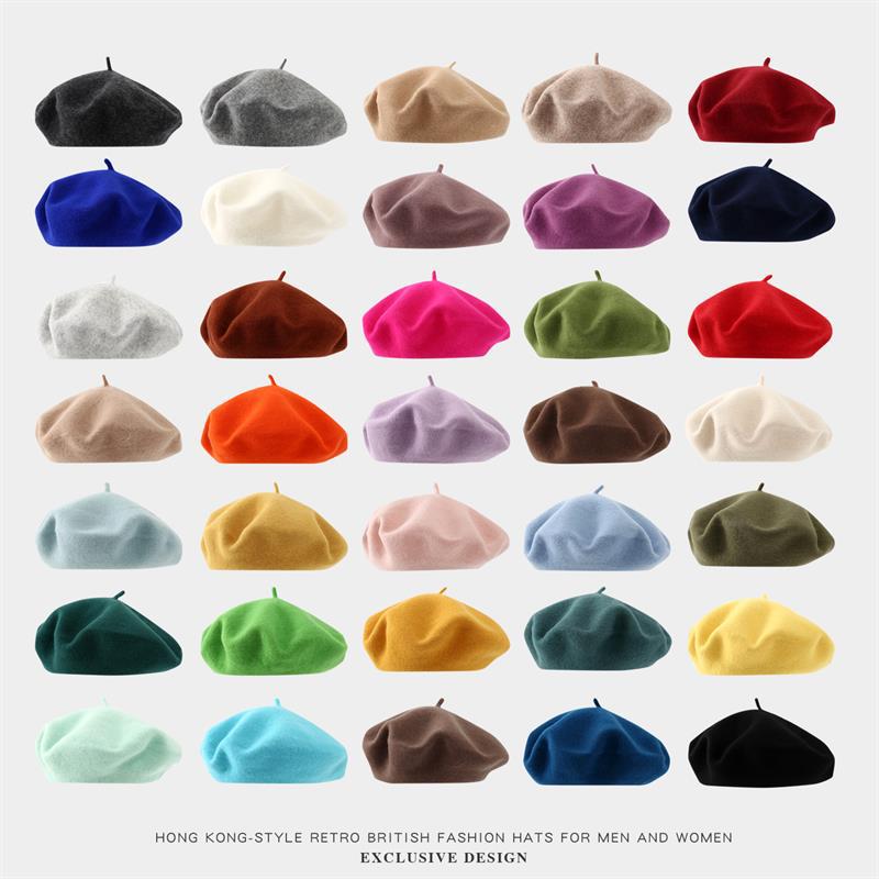 Beret French Wool - Boina Grande Feminina, Boinas Grandes Quentes