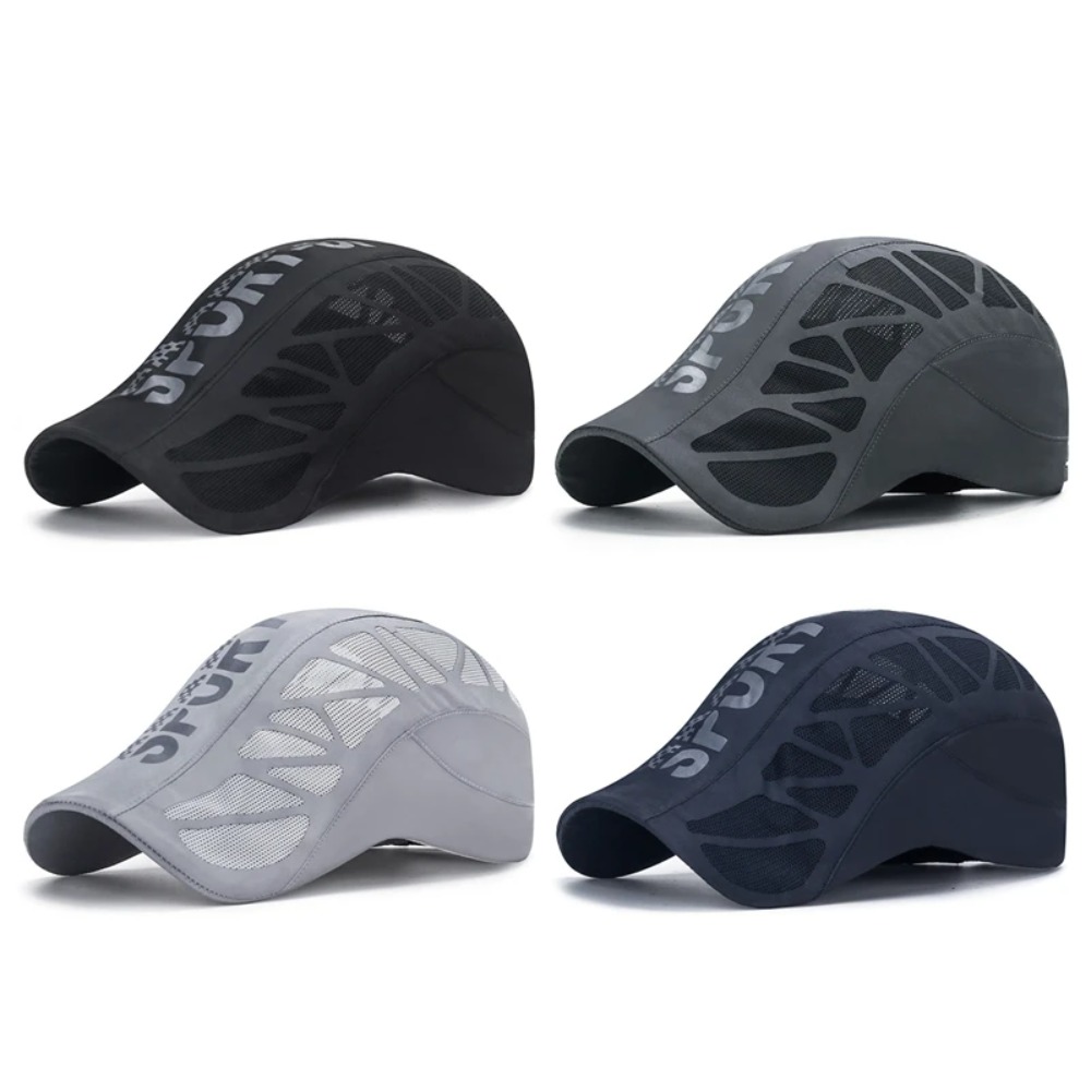 Newsboy Cap Ivy - Novo Boné Masculino Respirável de Secagem