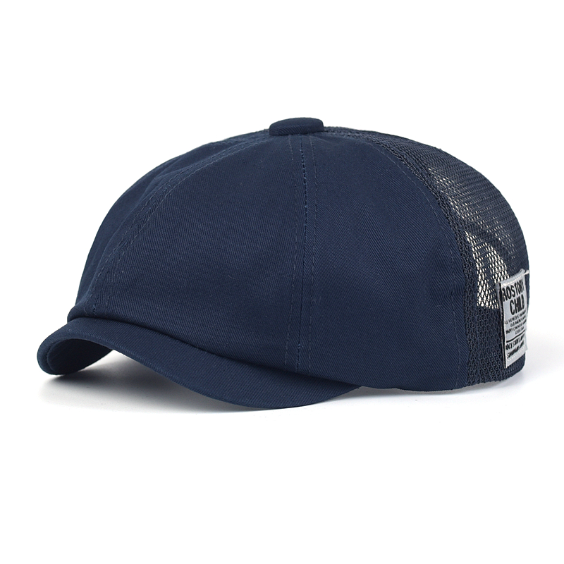 Newsboy Cap Ivy - Malha newsboy boné verão respirável algodão
