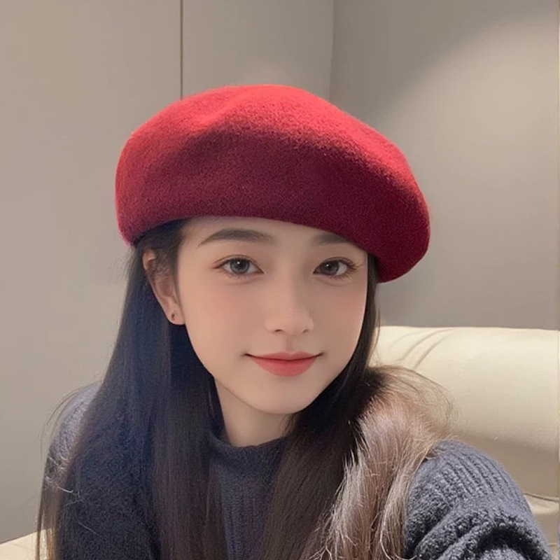 Beret French Wool - Boina Clássica Francesa de Lã para