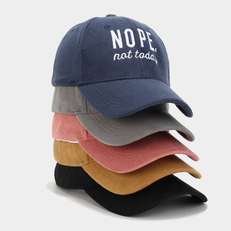 Dad Hat Cotton - Boné de Beisebol Bordado de Pelúcia