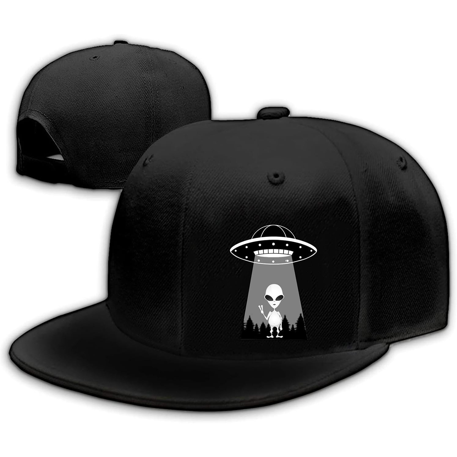 Snapback Hat Flat - Ufo Aliens Snapback Chapéus para homens