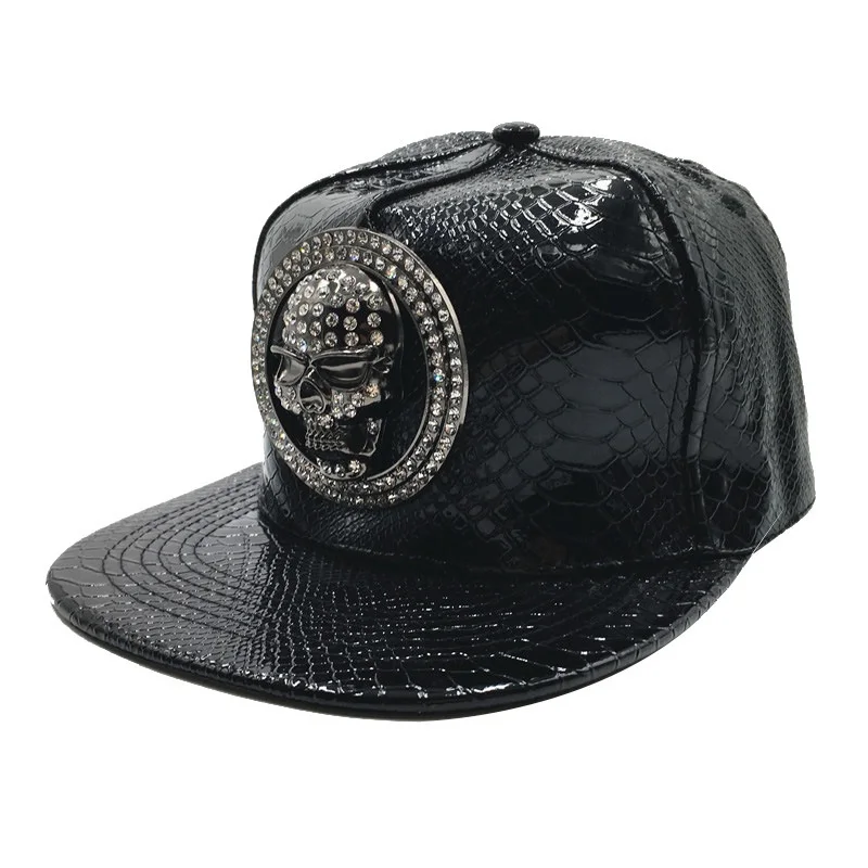 Snapback Hat Flat - Marca oohmy masculino feminino couro do