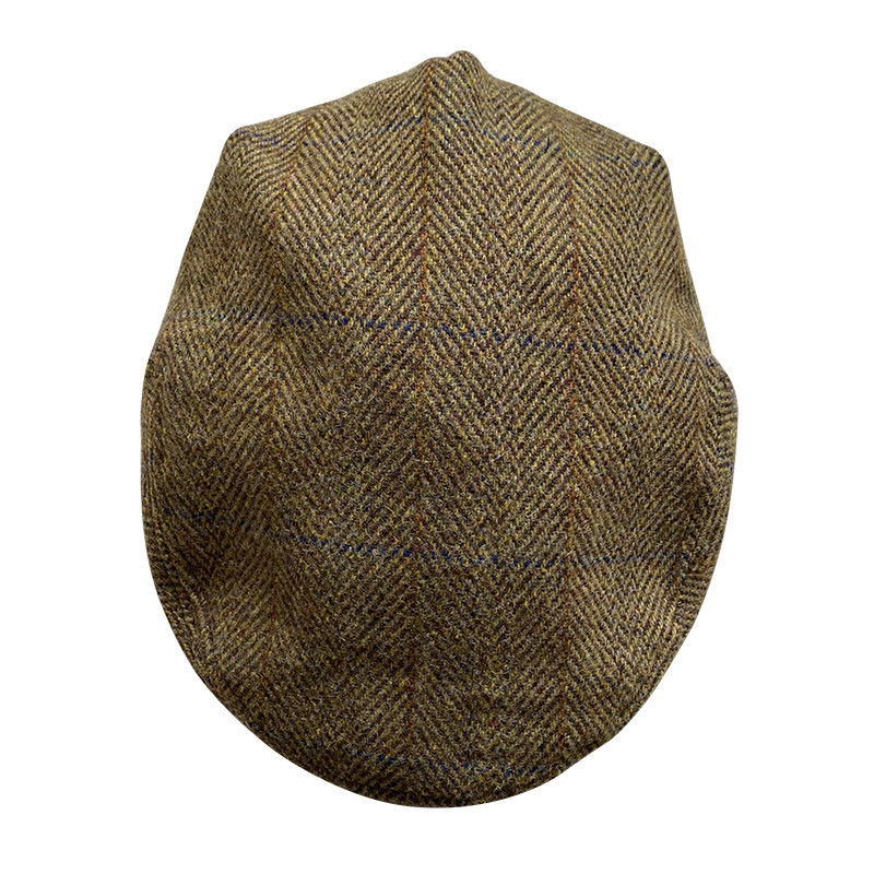 Boné liso de lã cinza listrado - Newsboy Cap Ivy avaliação e preço