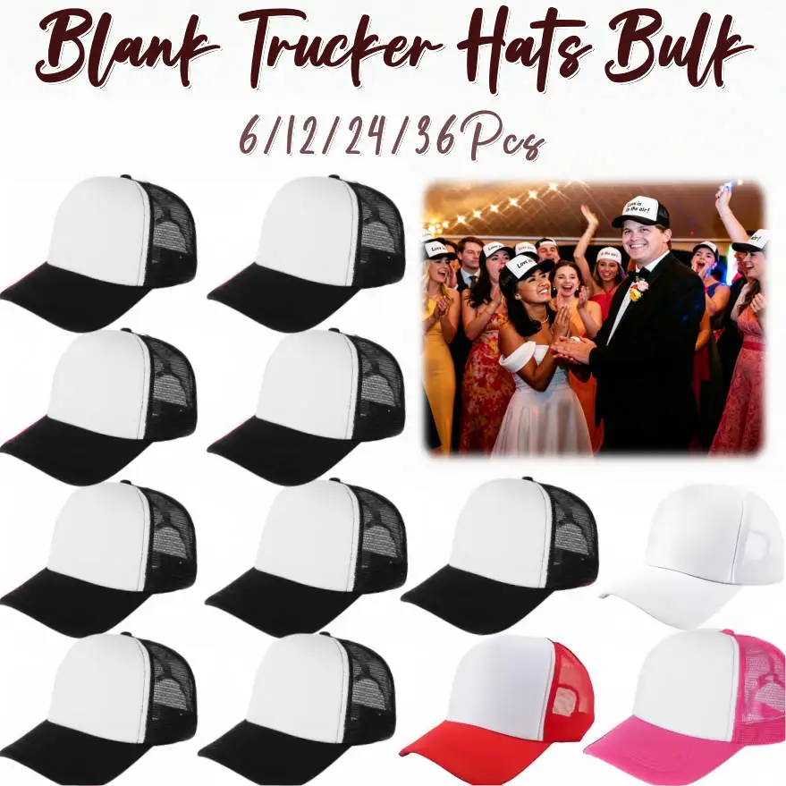 Bonés Trucker Lisos (6-36 Peça - Trucker Cap Mesh avaliação e preço