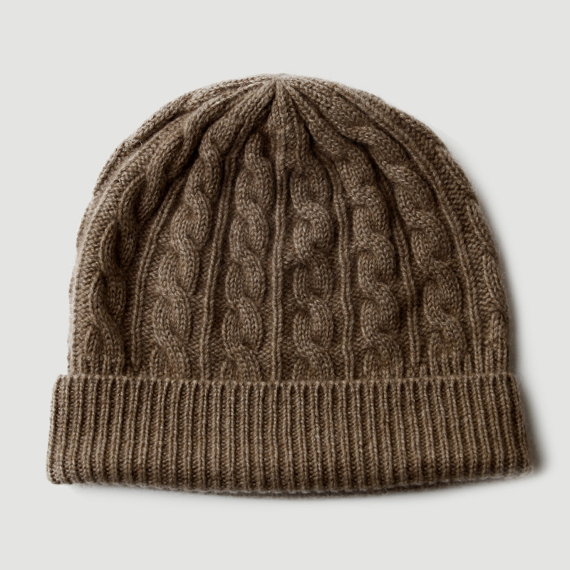 Gorro de Cashmere 100% Puro co - Beanie Cuffed Knit avaliação e preço