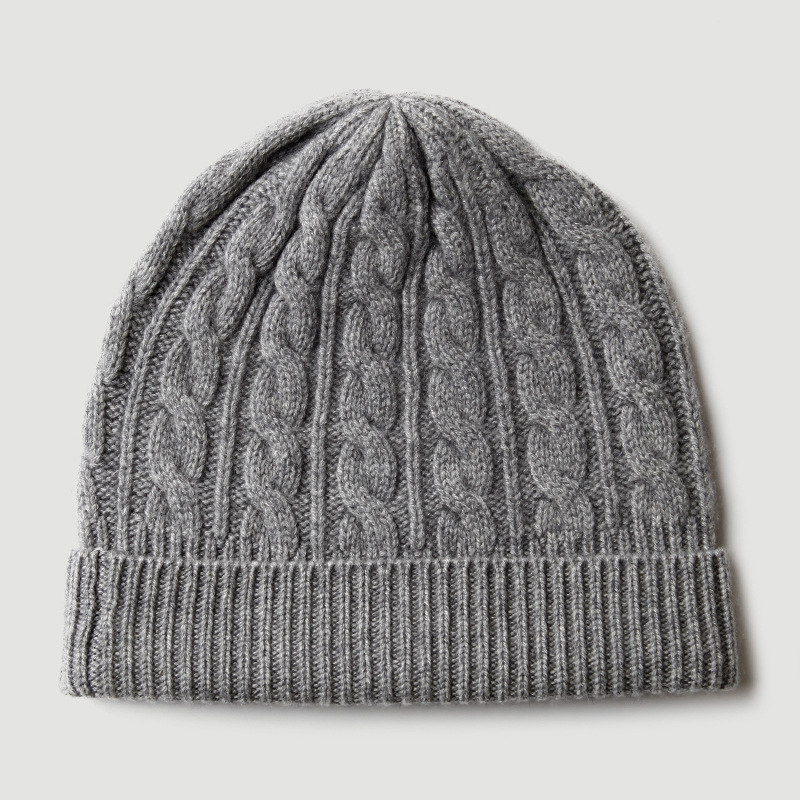 Gorro de Cashmere 100% Puro co - Beanie Cuffed Knit avaliação e preço