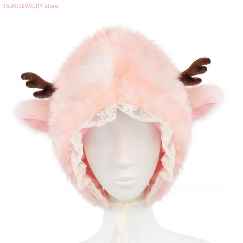 62KE Winter Warm EarFlap Cap D - Trapper Hat Ear Flap avaliação e preço