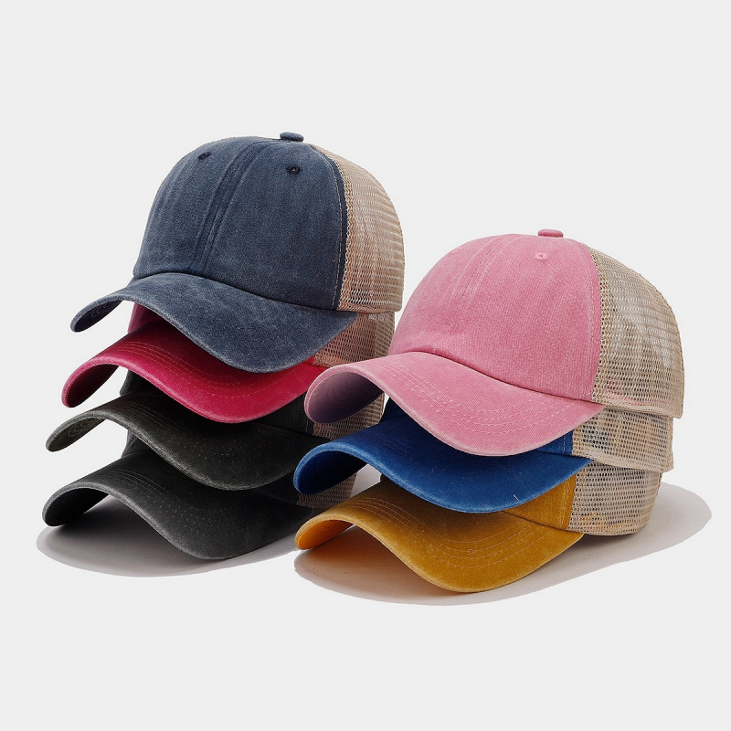 Boné Trucker Vintage em Denim  - Trucker Cap Mesh avaliação e preço