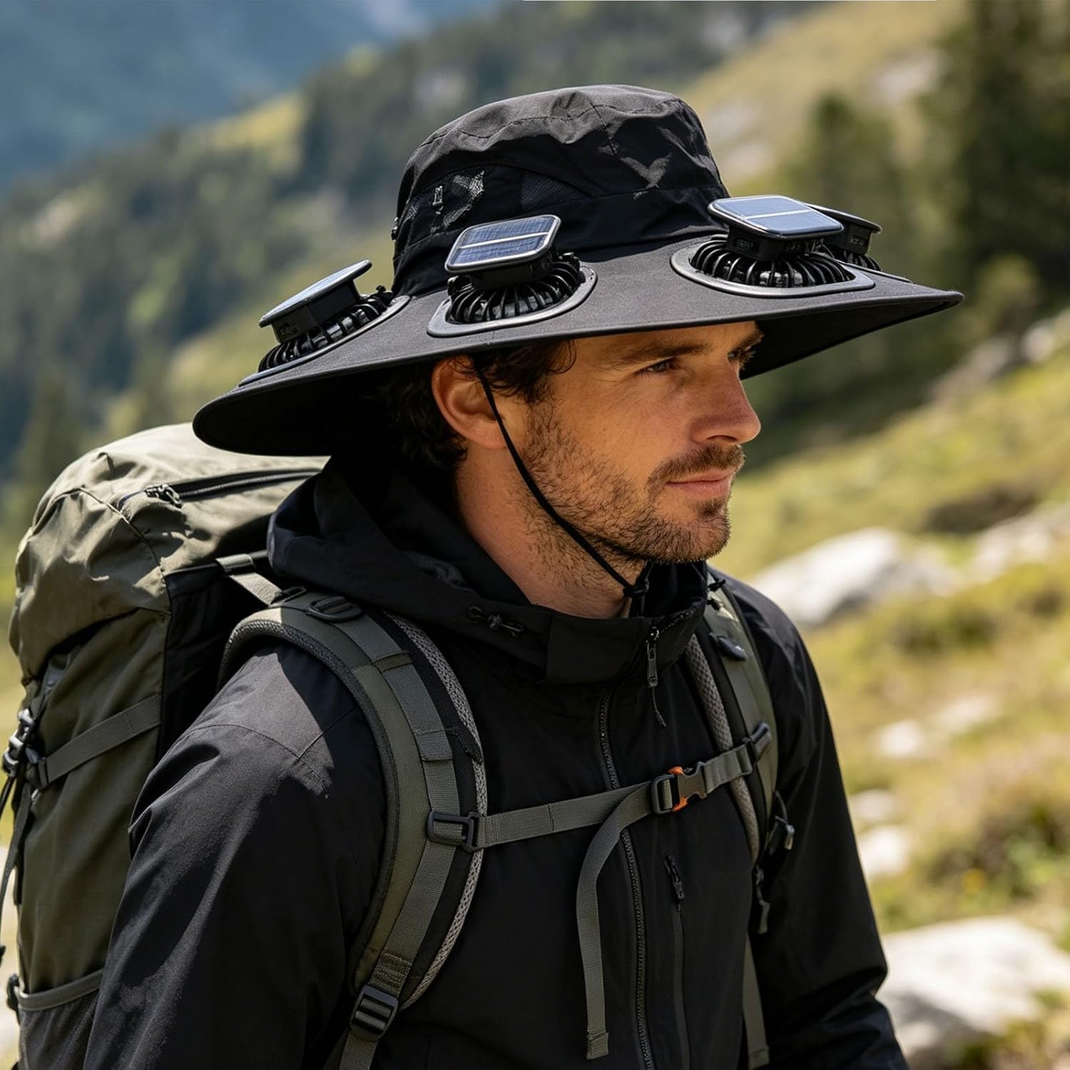 Chapéu Solar com 6 Ventiladore - Visor Sun Hat avaliação e preço