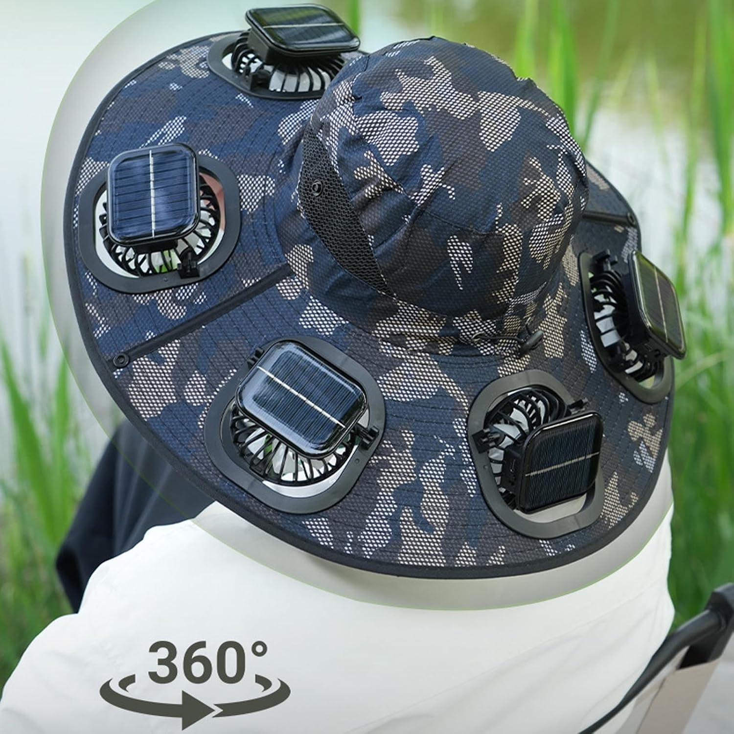Chapéu Solar com 6 Ventiladore - Visor Sun Hat avaliação e preço