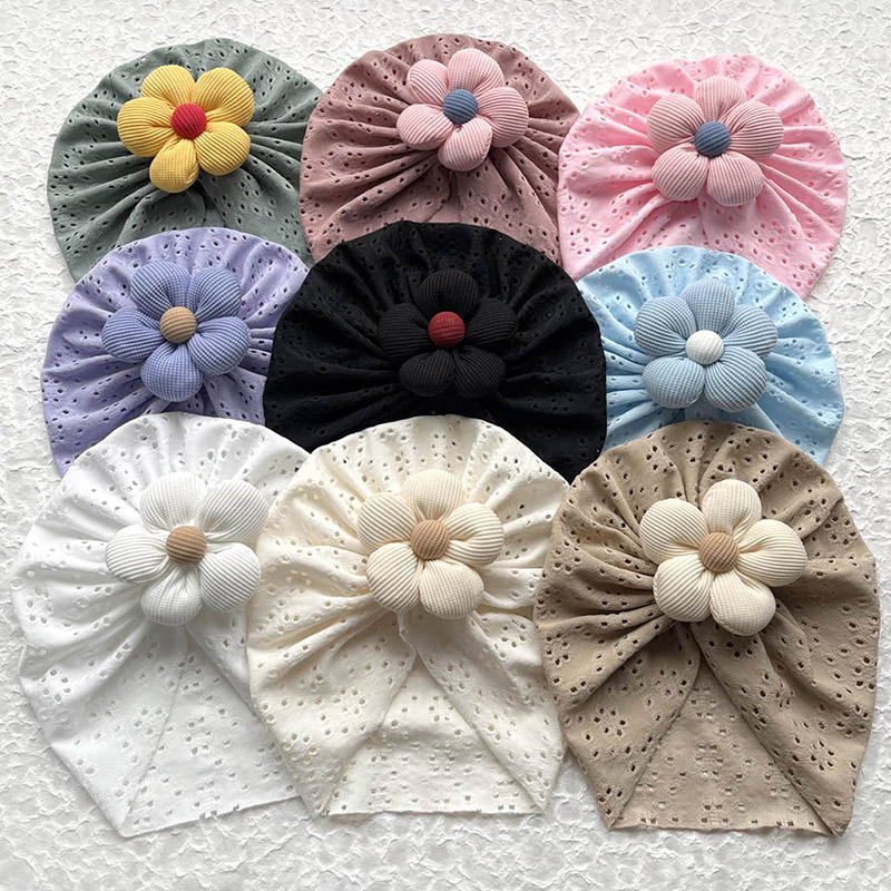 3d flor bebê turbante boné ver - Dad Hat Cotton avaliação e preço