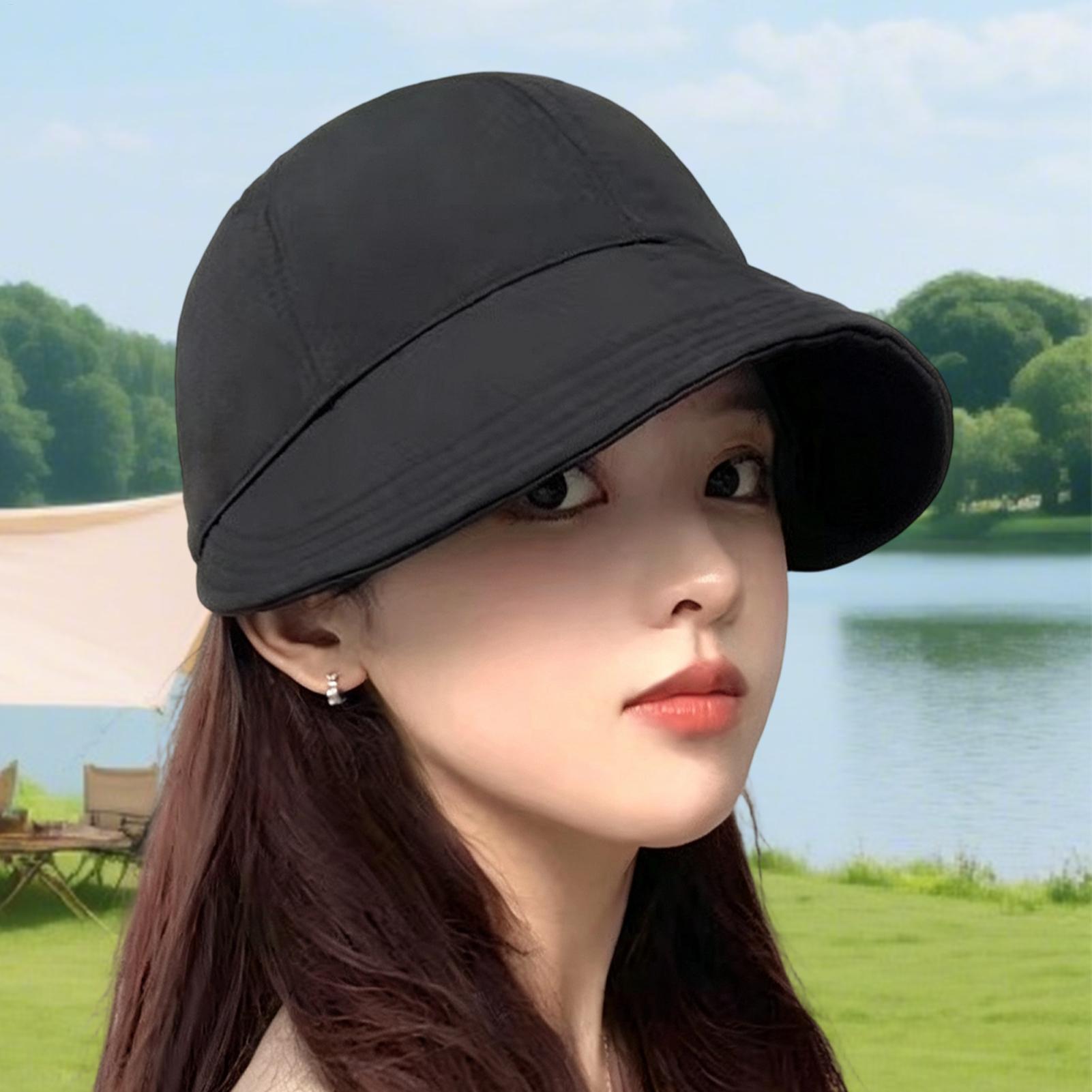 Chapéu de sol feminino ajustáv - Sun Hat Wide Brim avaliação e preço