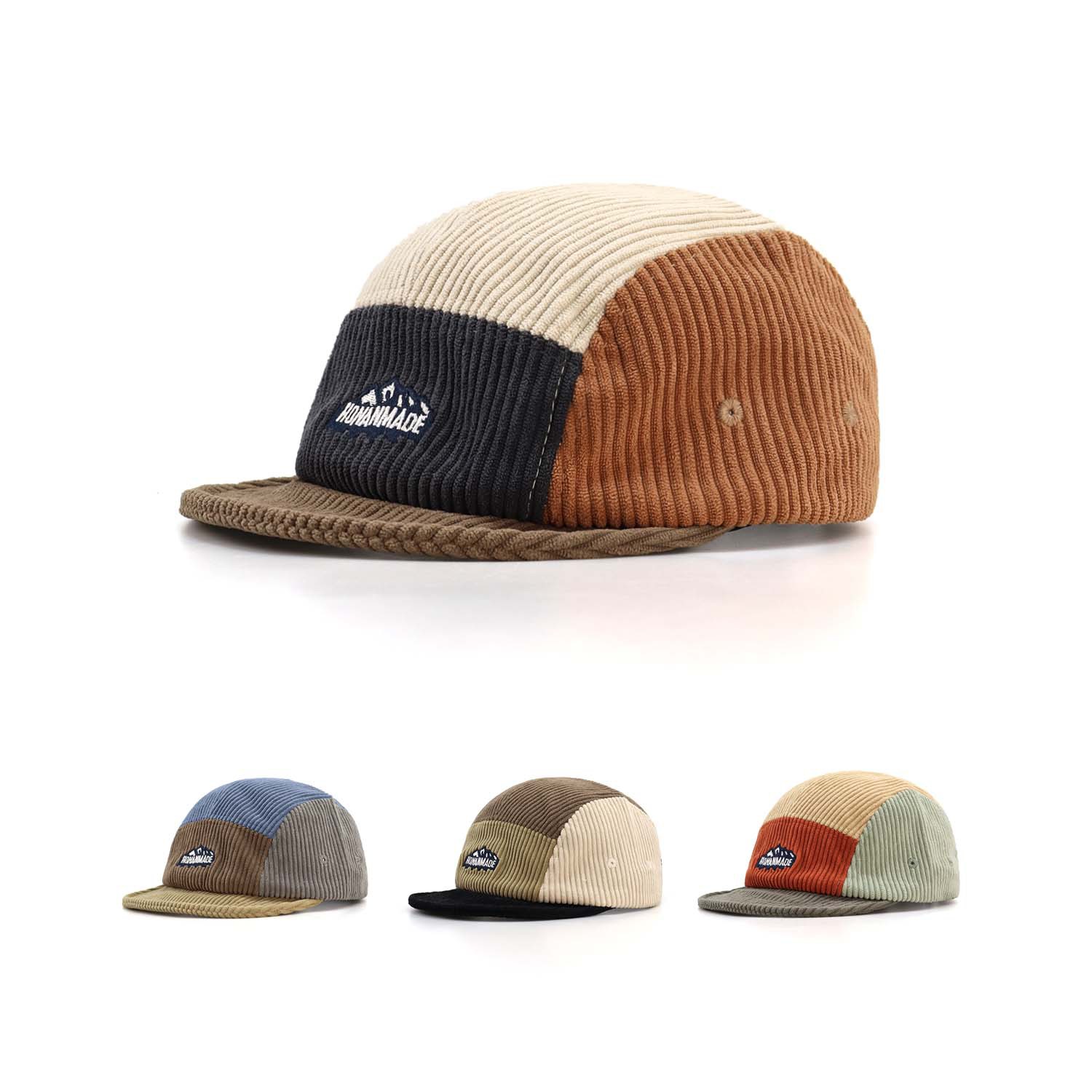 Boné de beisebol feminino de v - Corduroy Cap 5 Panel avaliação e preço
