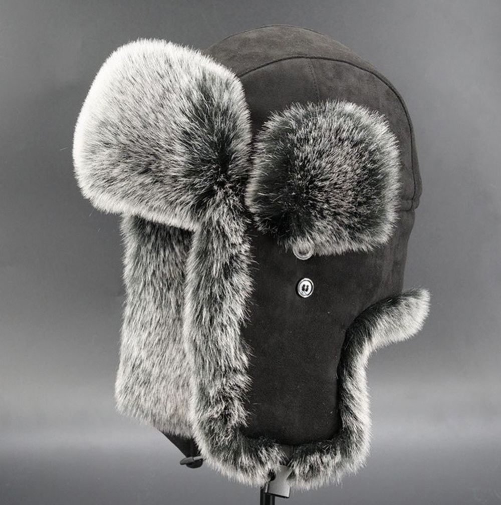 Mulheres homens ushanka russo  - Winter Trapper Hat avaliação e preço