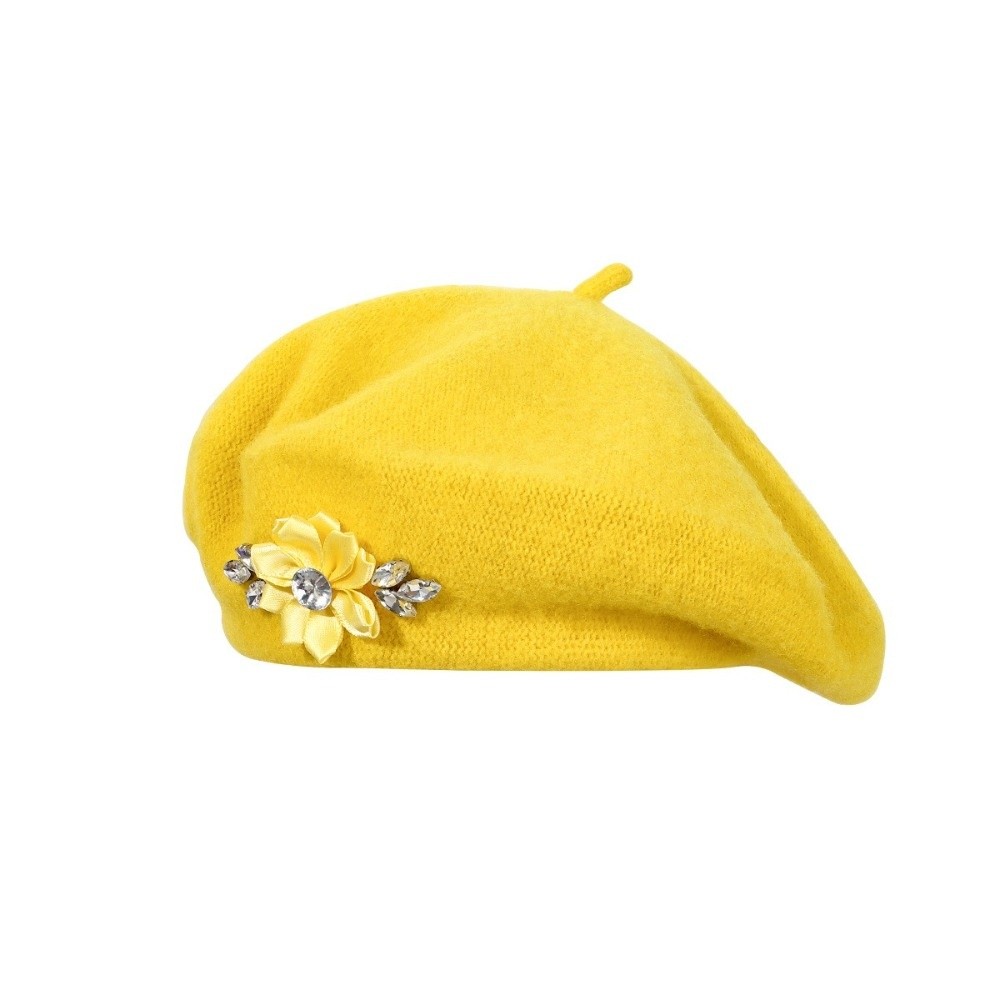Boina de Lã Sólida da Moda com - Beret French Wool avaliação e preço