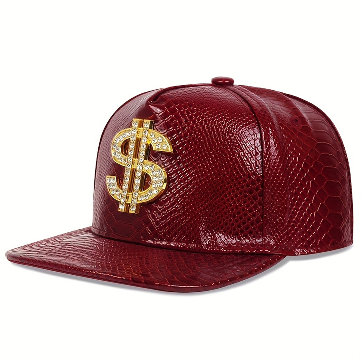 Boné de Beisebol de Couro com  - Snapback Hat Flat avaliação e preço