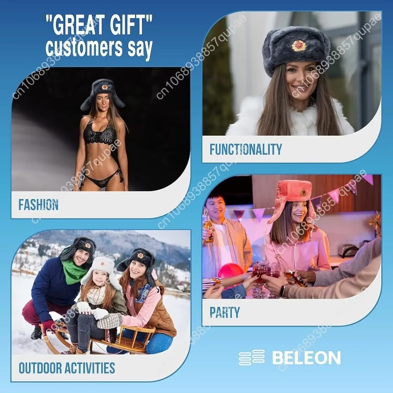 Chapéu de Pele Russo BELEON Us - Winter Trapper Hat avaliação e preço