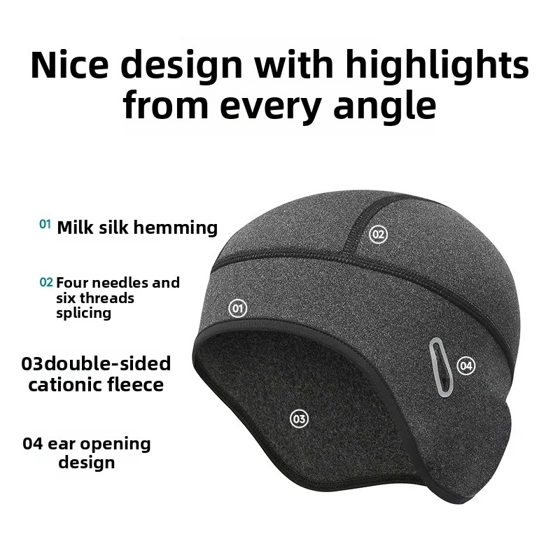 Inverno ciclismo quente boné m - Skull Cap Helmet Liner avaliação e preço