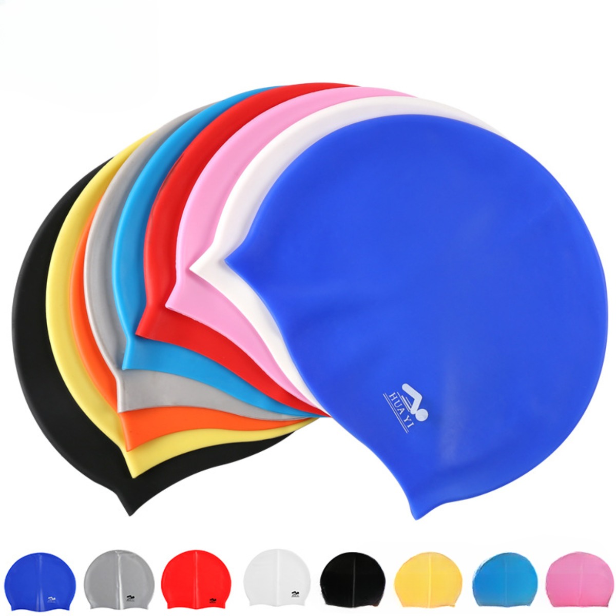 Touca de natação elástica de s - Swim Hat Silicone avaliação e preço
