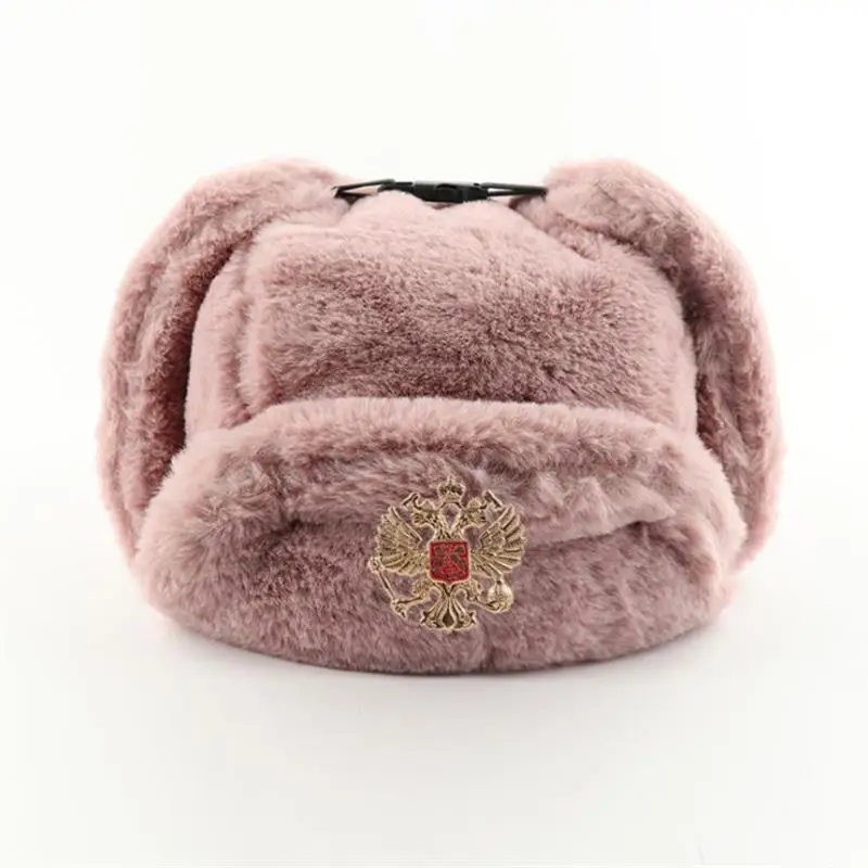 Emblema soviético ushanka chap - Trapper Hat Ear Flap avaliação e preço