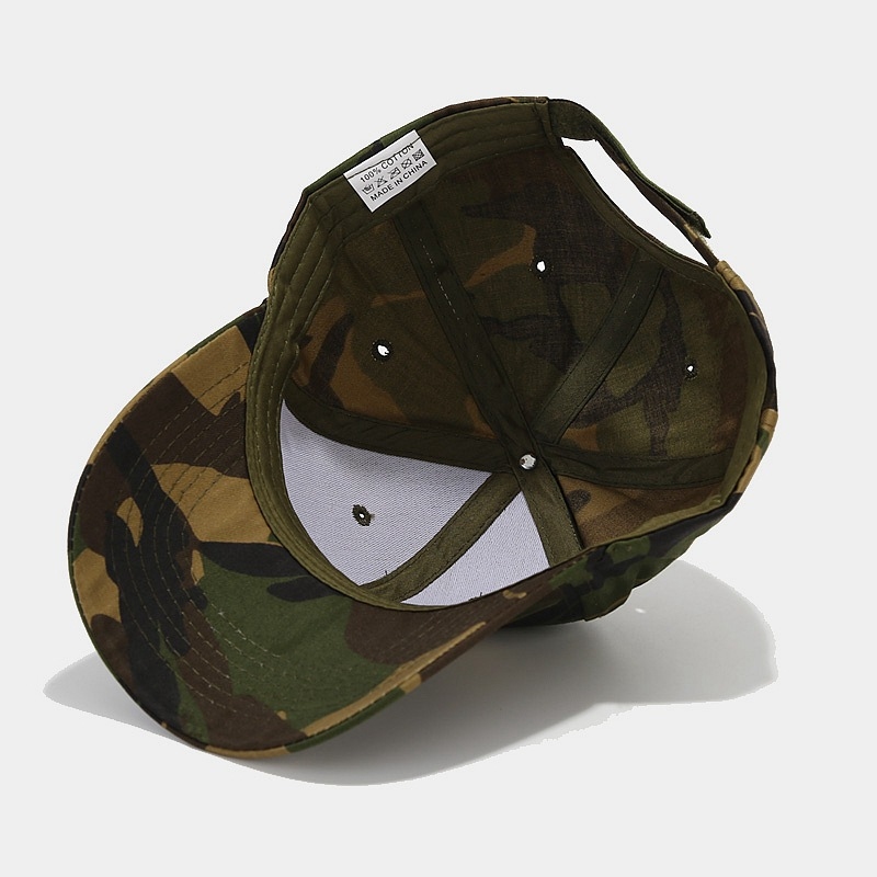 Boné de Beisebol Camuflado Woo - Dad Hat Cotton avaliação e preço
