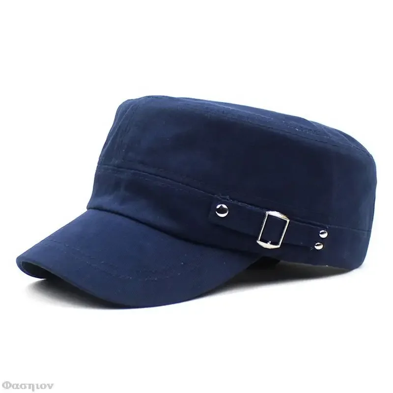 Boné de exército liso de algod - Snapback Hat Flat avaliação e preço