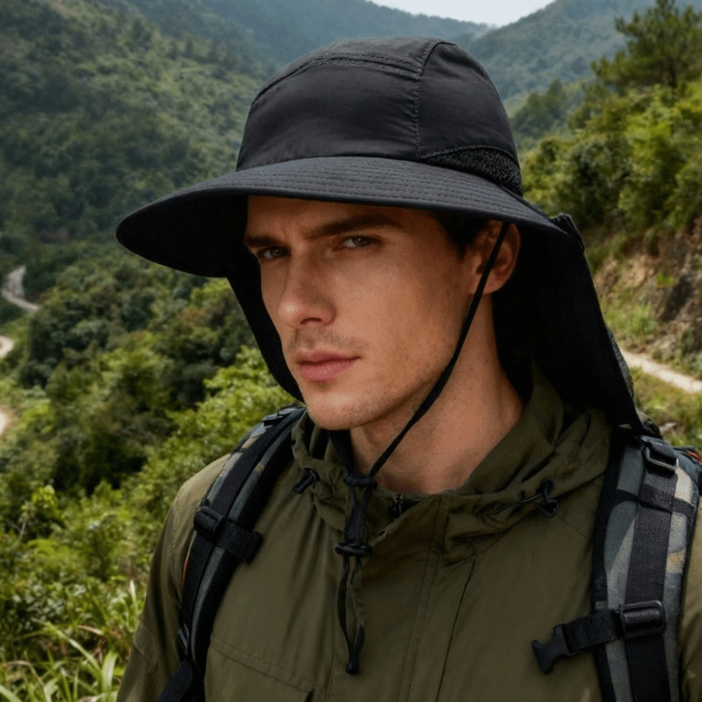 Chapéu de Sol de Aba Larga par - Bucket Hat Cotton avaliação e preço