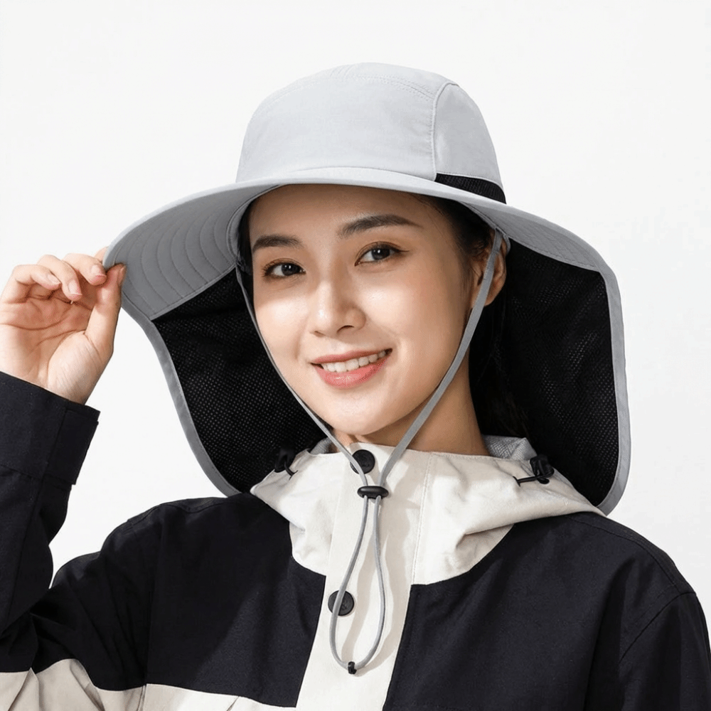 Chapéu de Sol de Aba Larga par - Bucket Hat Cotton avaliação e preço