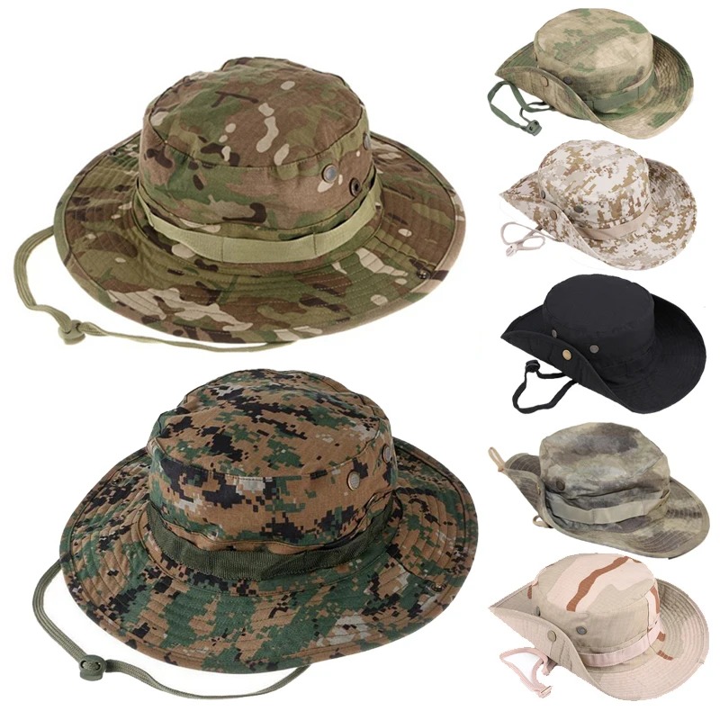 Camuflagem tático boonie chapé - Boonie Hat Tactical avaliação e preço