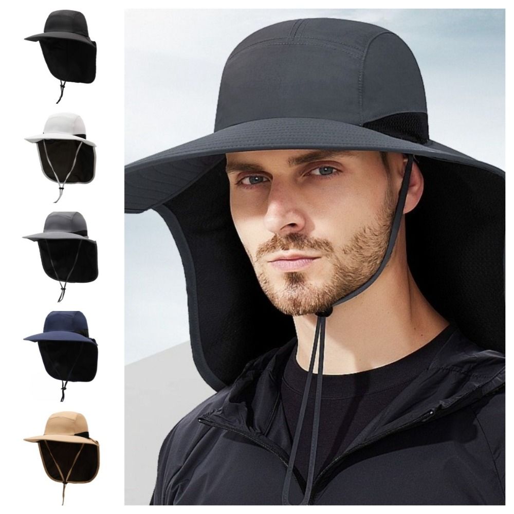 Chapéu de sol com aba larga, c - Bucket Hat Cotton avaliação e preço