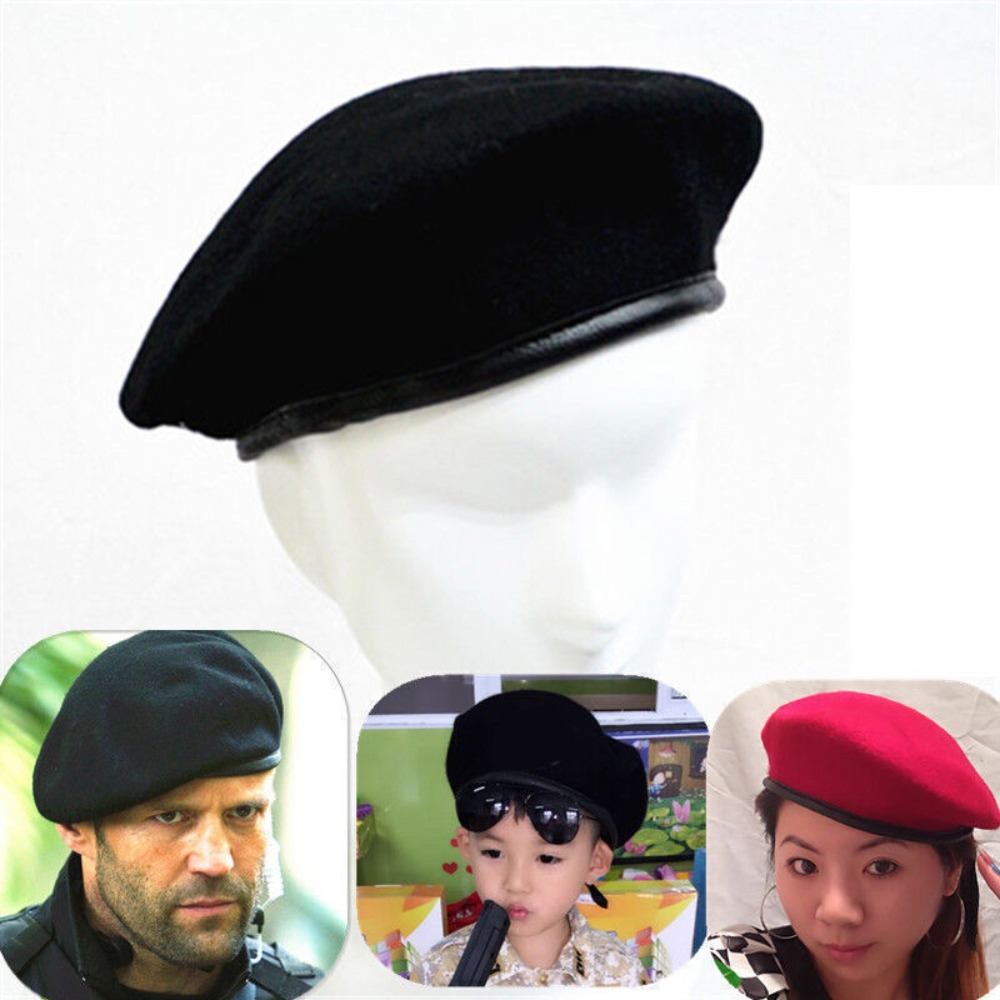 Boina de lã estilo francês uni - Beret French Wool avaliação e preço